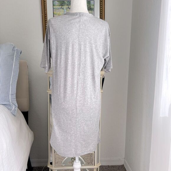 Rag & Bone oversized gray T-shirt dress 100% Pima Cotton size S - Picture 4 of 7